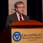 Speaker shares a few words